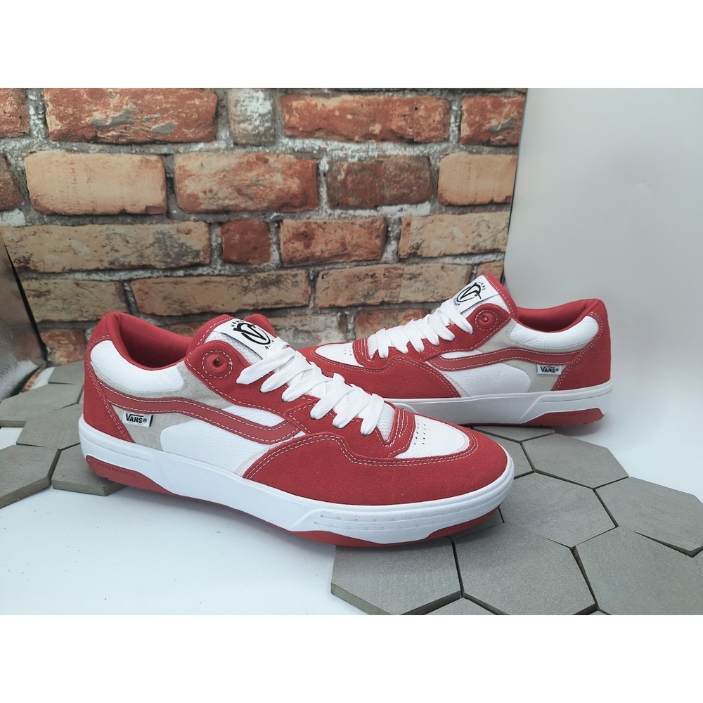 Vans Rowan 2 Red White Skate Shoes Sneakers Men's Size 12 Knu Old Skool Chunky